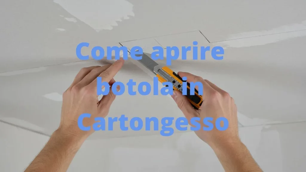 come montare botola in cartongesso