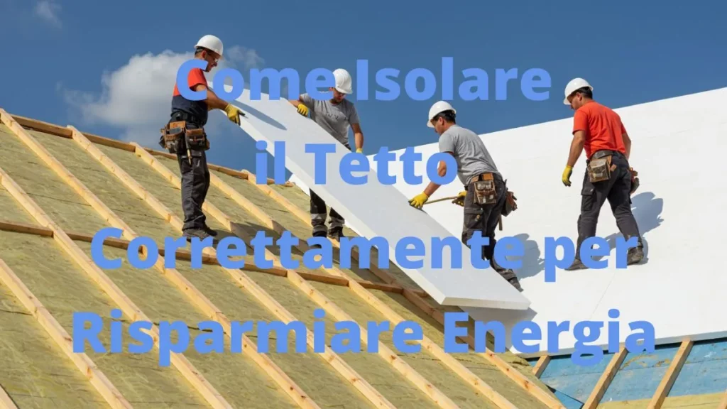Installazione professionale di pannelli per isolamento tetto.