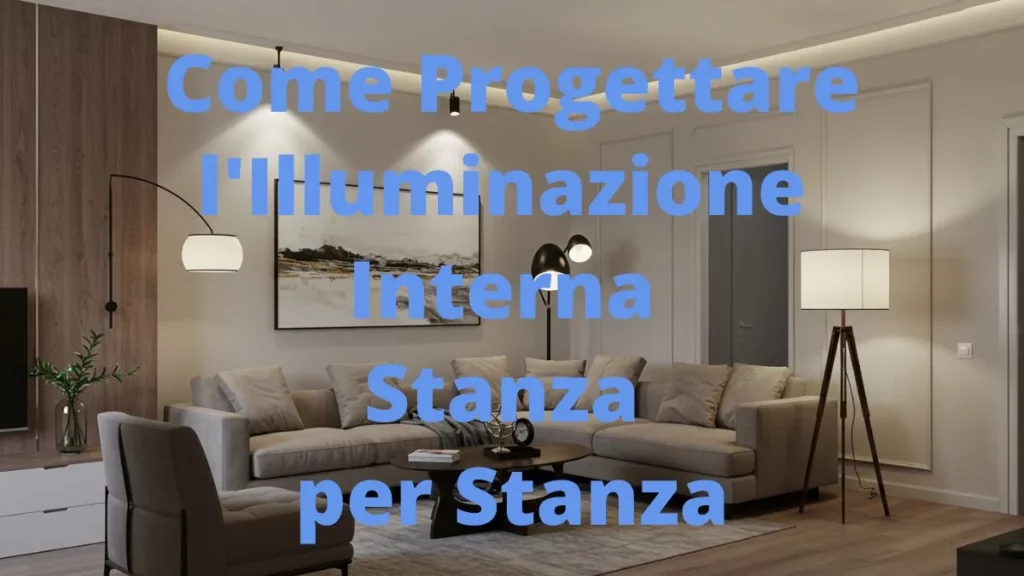Esempio di illuminazione interna ben progettata in un soggiorno moderno.