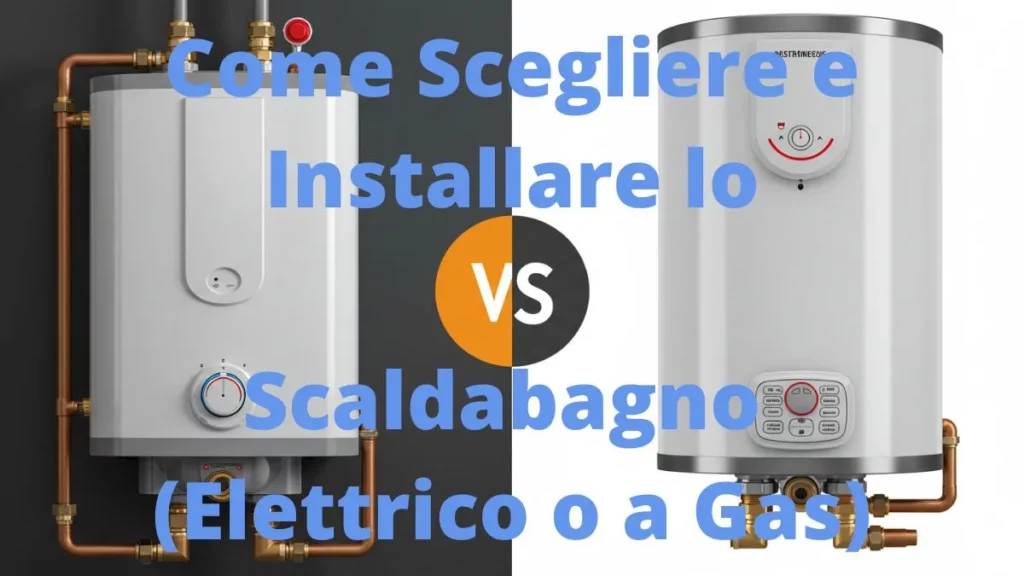 Confronto tra scaldabagno elettrico e scaldabagno a gas.
