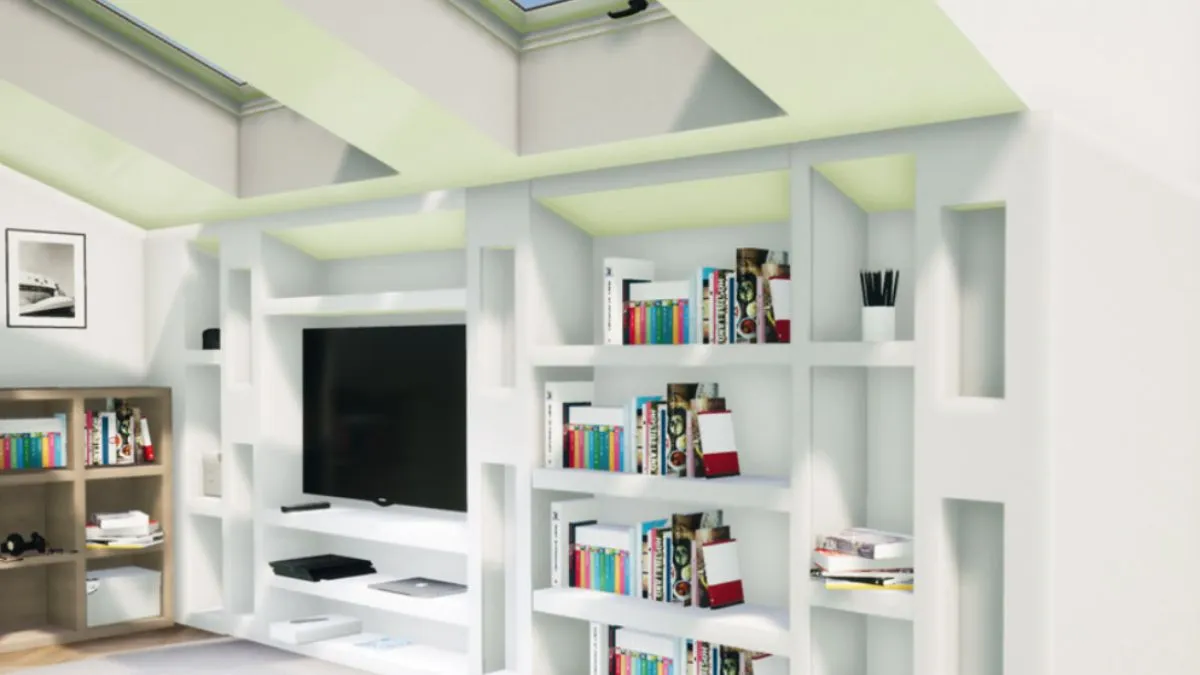 come fare libreria in cartongesso